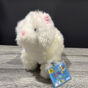 GANZ | Webkinz: Lil’ Kinz White Persian Cat - Collectable Plush Toy